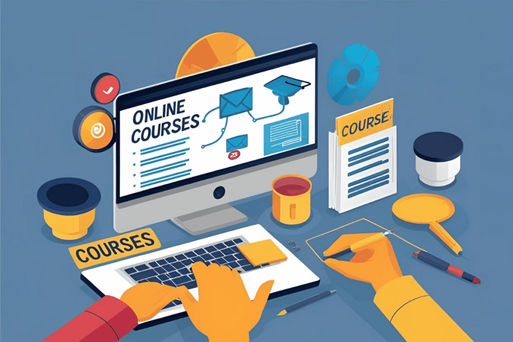 Nichos-Lucrativos-Para-Cursos-Online-2-1024x683 Nichos Lucrativos Para Cursos Online em 2025: Pesquisa e Validação