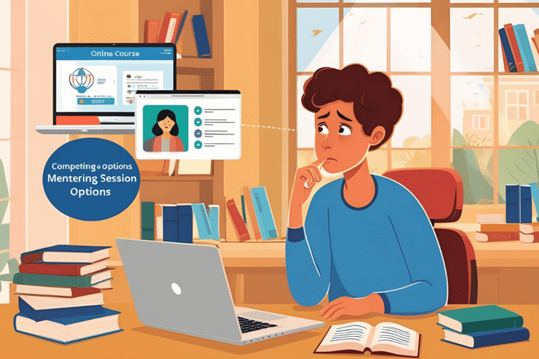 Curso Online vs Mentoria